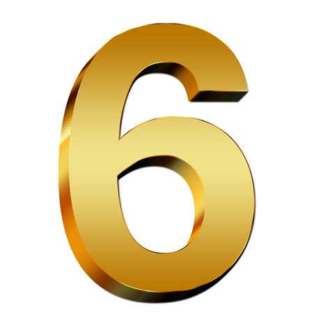 Number 6 Black