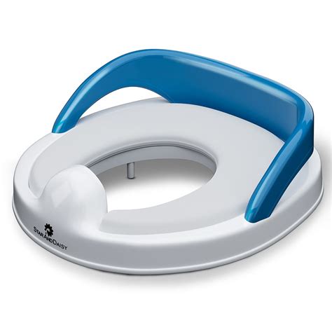 Toddler Potty Training Seat with Back Support - Blue