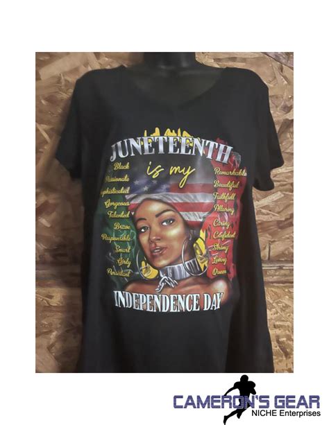 Juneteenth T-shirt - Womens - Cameron's Gear