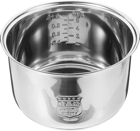 Amazon.com: Hemoton Stainless Steel Cookware Household Rice Cooker ...