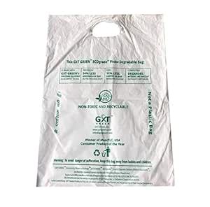 Gxt Calcium Olefinic Glucosate Bio Degradable & Compostable Carry Bag ...