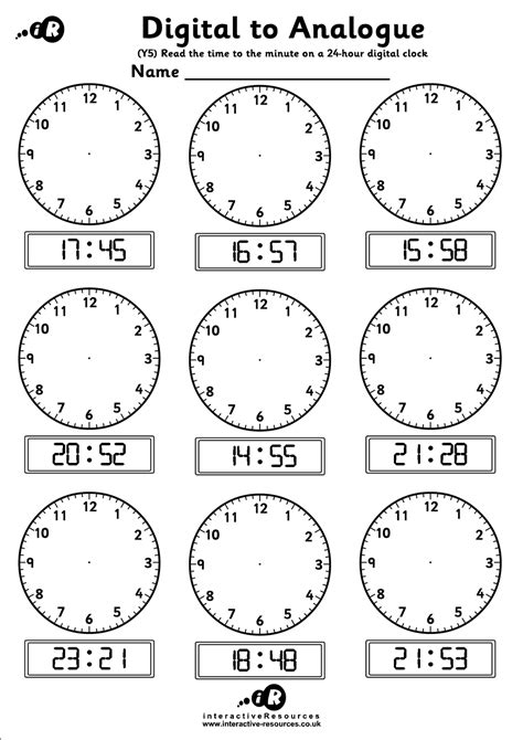Clock Time Worksheet 的图像结果