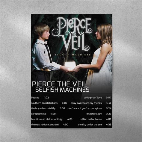 Selfish Machines Album Tracklist Poster - Etsy