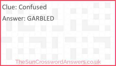 Confused crossword clue - TheSunCrosswordAnswers.co.uk