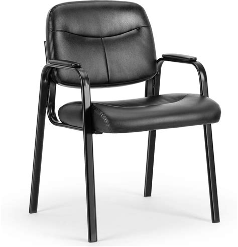 Amazon.com: Sweetcrispy Waiting Room Chairs with Padded Arms, PU ...