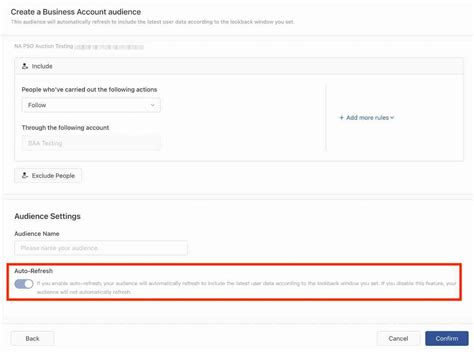 Business Account Audience | TikTok Ads Manager