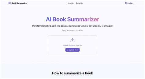 AI Book Summarizer | Toolkitly