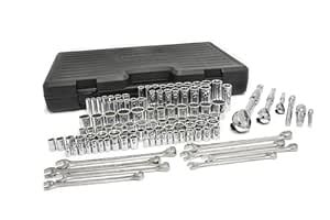 GEARWRENCH 110 Pc. 1/4", 3/8" & 1/2" Drive 6 & 12 Pt. Mechanics Tool ...