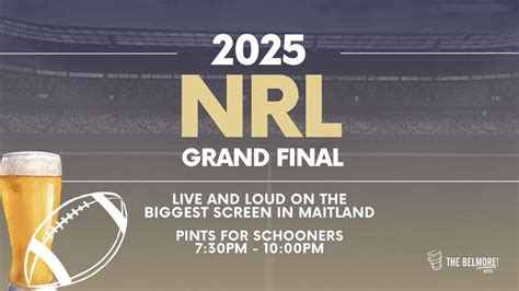 2025 NRL Grand Final at The Belmore Hotel!, 476 High St, Maitland, NSW ...