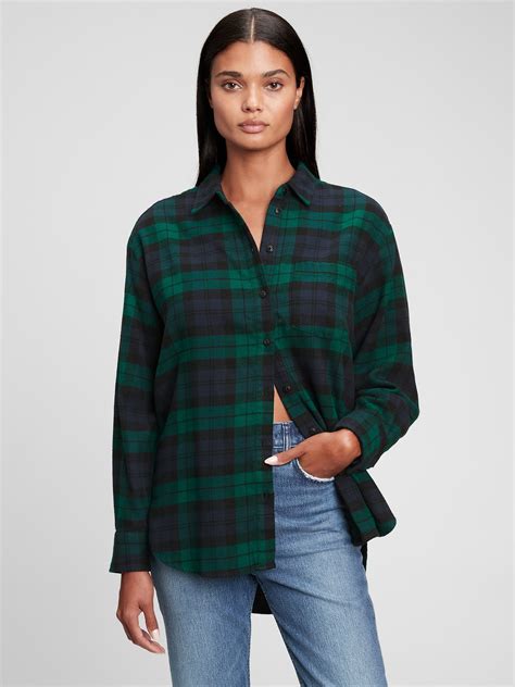 Oversized Flannel Shirt | Gap