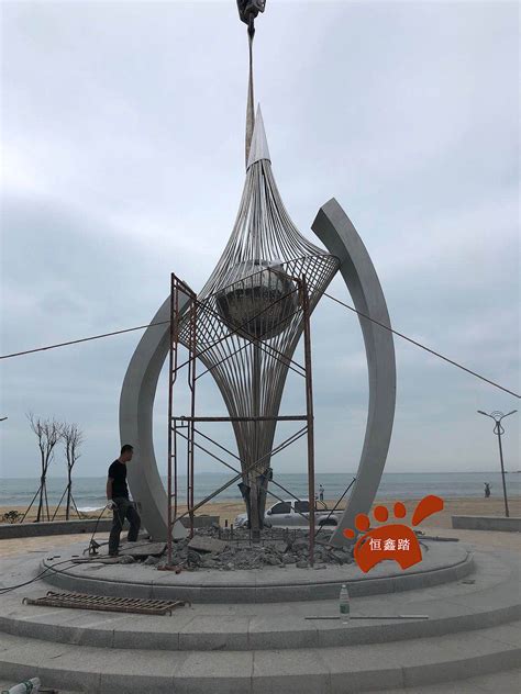 厂家定制不锈钢城市雕塑大型园林景观组合海豚雕塑 - 深圳市新视角雕塑艺术有限公司 - 景观雕塑供应 - 园林资材网