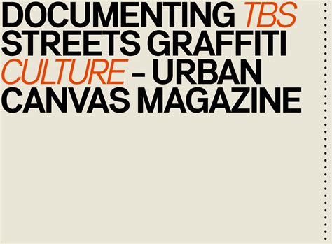 Urban Canvas - Graffiti Photo Book on Behance