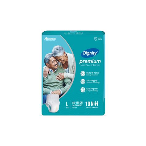 Buy Dignity Premium Pull Up Adult Diapers for Leak Control | Romsons.In ...