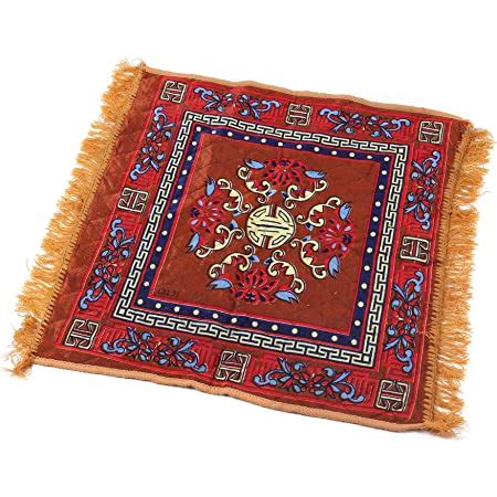 Kuber Industries Velvet Prayer Mat/Aasan/Pooja Mat/Meditation Mat ...