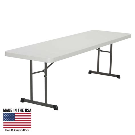 Lifetime 8-Foot Folding Table (Professional), Almond, 80250 - Walmart.com