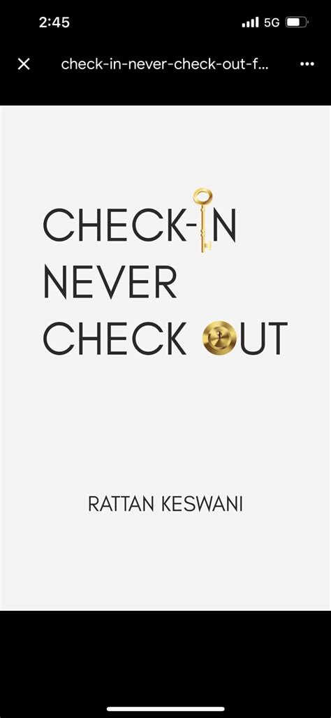 Buy Check In Never Check Out Book Online at Low Prices in India | Check ...