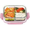 Buy Jinelza 4-Compartment Rectangular Lunch Box, Food Storage Container ...