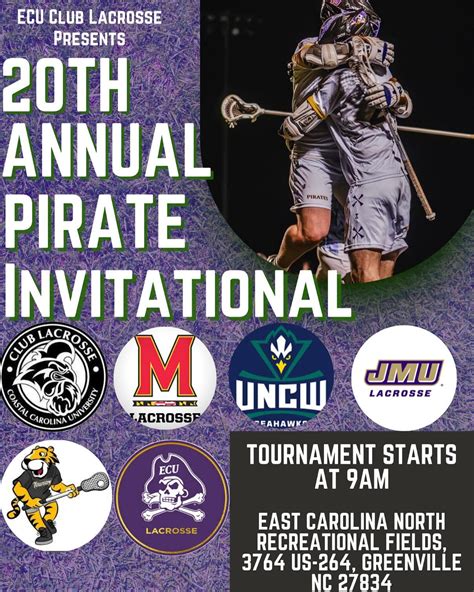 ECU Mens Lacrosse | Our 2024 Spring Schedule is here! We can't wait to ...