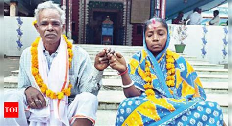 Neglected by kids, elderly man ties knot with 65-year-old in Odisha ...