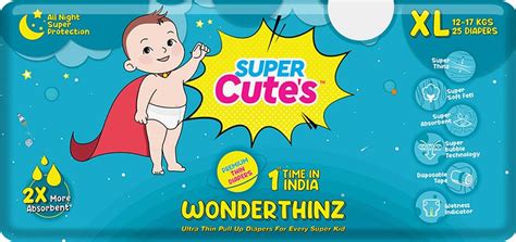 Buy SUPER CUTES WONDERTHINZ DIAPER- 31 PIECES SMALL Online & Get Upto ...