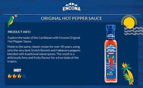 Encona Original Hot Pepper Sauce, 142 ml : Amazon.in: Grocery & Gourmet ...