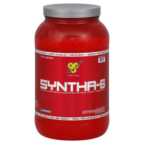BSN Syntha-6 Strawberry Meal Replacement - Shop Diet & Fitness at H-E-B