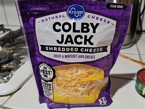 Shredded Colby Jack Nutrition Facts at Michael Rushing blog