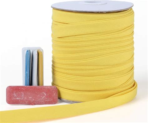 Amazon.com: Bias Tape Double Fold 1/2 inch, Double Fold Bias Binding ...