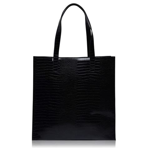Ted Baker Ted Baker Croc Textured Icon Tote Bag | Flannels