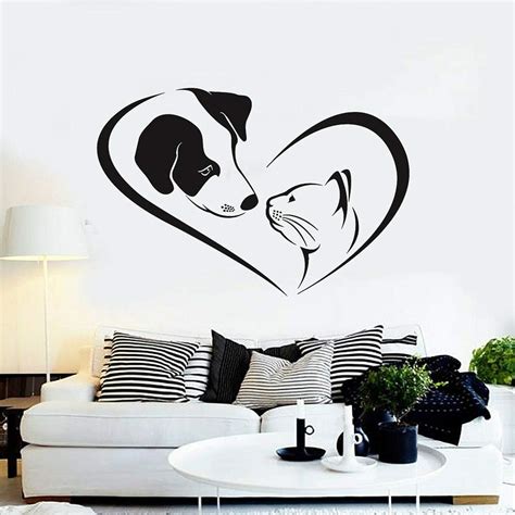 Wallstick " Kids Sleeping Dog " wallsticker (Vinyl 85 cm x 40 cm ...