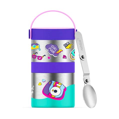 Rabitat Mealmate Max Insulated Lunch Flask with Add on Steel Container ...