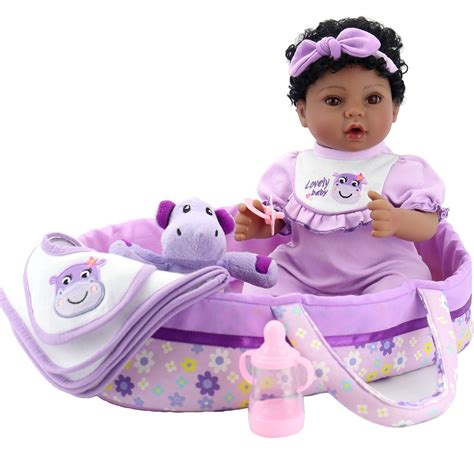 Aori Reborn Baby Dolls Black African American Girl India | Ubuy