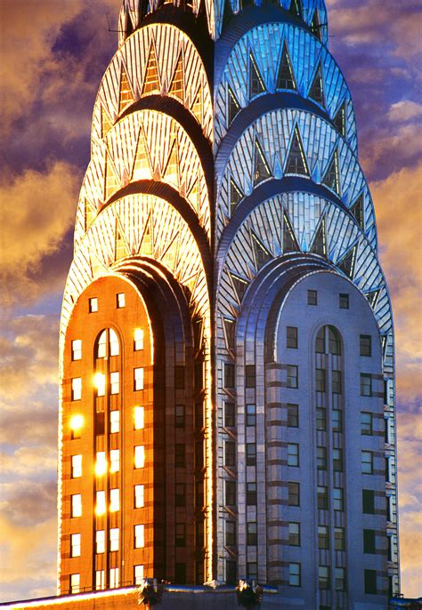 Mitchell Funk - Chrysler Building Art Deco Skyscraper For Sale at ...