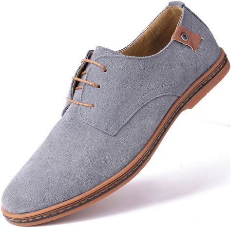 Mio Marino Men's Suede Derby Casual Dress Shoes - Walmart.com