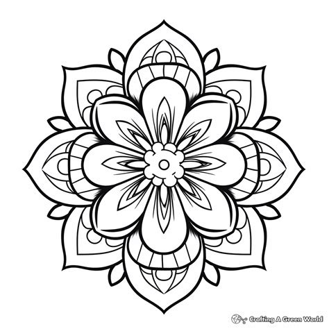 Simple Coloring Pages for Adults - Free & Printable!