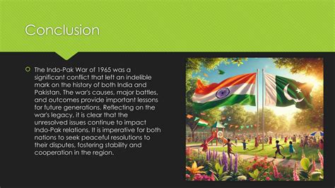 Indo-Pak War 1965 : A Historic Conflicts | PPTX