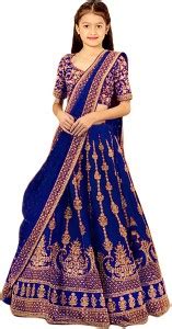 Shree Impex Girls Lehenga Choli Ethnic Wear Embroidered Lehenga, Choli ...