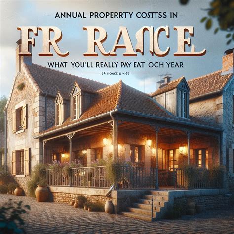 Annual Property Costs in France: What You'll Really Pay Each Year - BuyaHouseInFrance.info