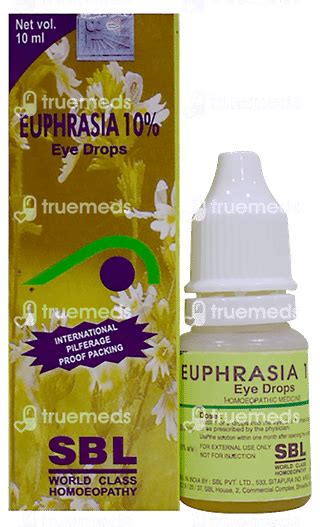Sbl Euphrasia 10 Eye Drop 10 Ml - Uses, Side Effects, Dosage, Price ...