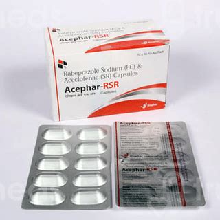 Acephar Rsr 200/20 Mg Capsule 10: Uses, Side Effects, Price & Substitutes