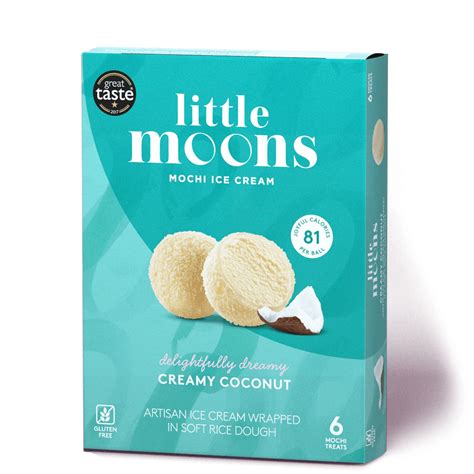 Buy Little Moons Sumatran Coconut Mochi Ice Cream, 6 x 32g (Frozen ...