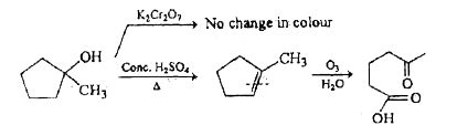 An organic compound A (Molecular formula `C_(6)H_(12)O`) does not ...
