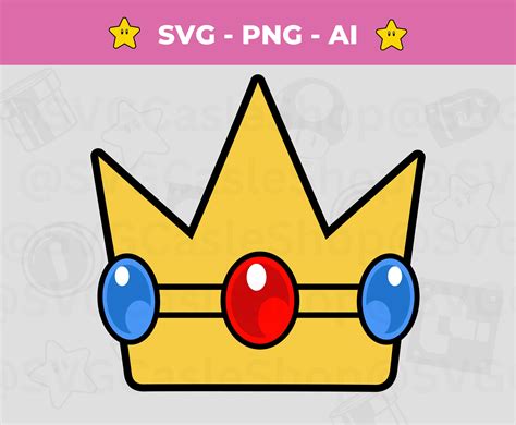 Princess Peach Crown Svg Download Free Crown Generic Flat Icon Icons