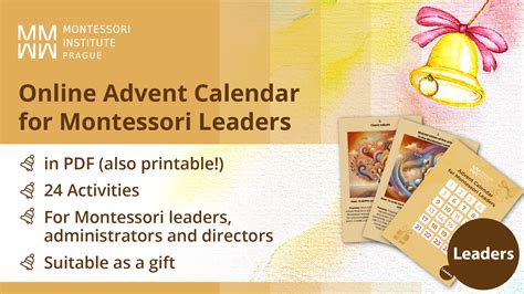 Montessori Leadership Cards Advent Calendar