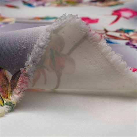 Buy Multi Color Floral Pattern Imported Digital Printed Banana Crepe ...