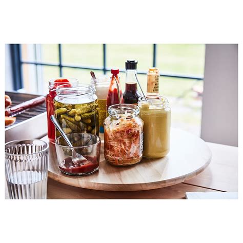 SNUDDA lazy Susan, solid wood, 39 cm (15") - IKEA
