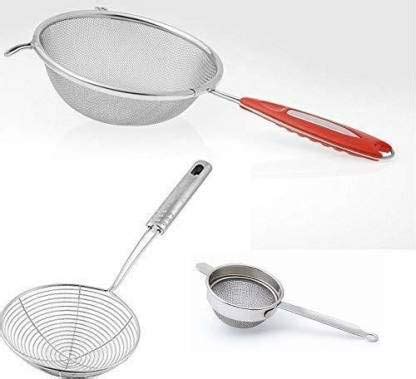 KENTOLITE Stainless Steel Soup and Juice Strainer with Deep Fry ...