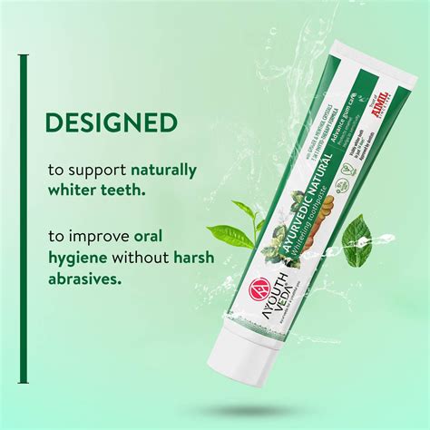 Ayouthveda Natural Whitening Toothpaste Net qty.- 100 g each Set of 2