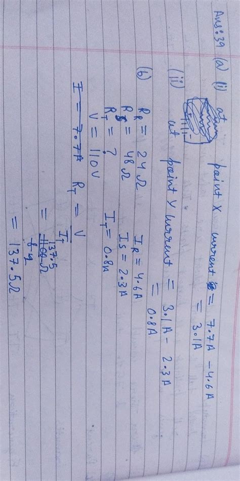 (39 Following figure shows one of the consumer circuits with three ...