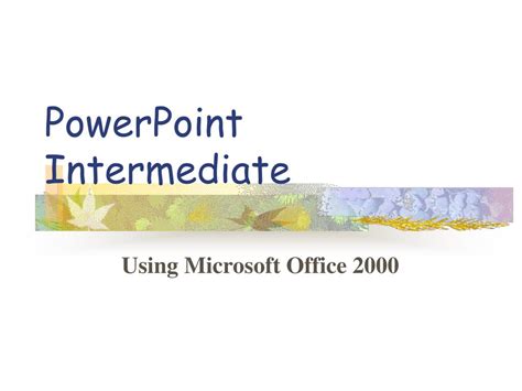 Image result for PowerPoint Tutorials for Intermediate